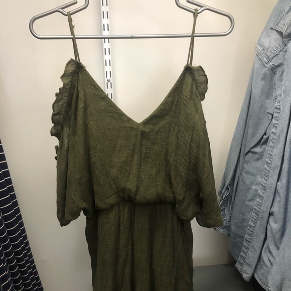 Pants - Olive Green Romper